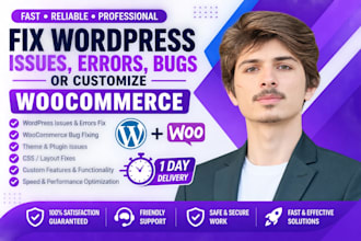 fix woocommerce errors, plugin conflicts, and checkout bugs