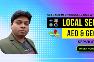do GEO, aeo, SEO to rank local business on gmb and google