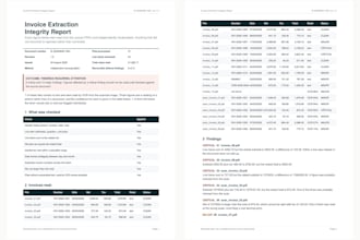 extract your PDF invoices to excel and check every total
