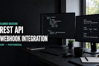 build or fix django rest apis and webhooks