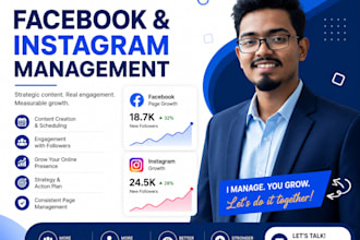 manage your facebook and instagram for growth