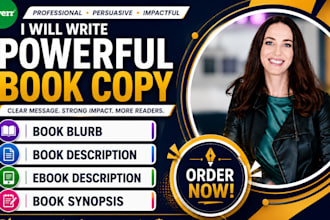 write a compelling book blurb, book description, synopsis ebook description