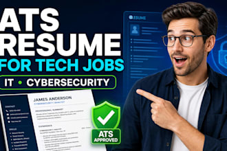 write your ats tech resume for IT and cybersecurity jobs