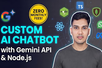 build custom ai chatbots and ai agents with gemini API