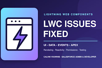 troubleshoot and fix salesforce lwc issues
