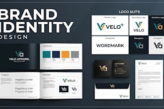 design a corporate brand identity and branding kit