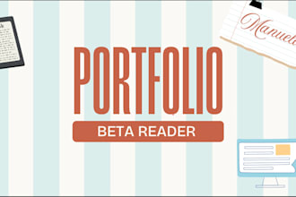 be your beta reader and provide a manuscript critique