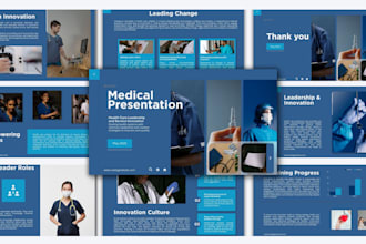 design medical powerpoint presentation healthcare nutrition canva slide deck