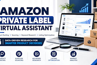 be your amazon private  label virtual assistant