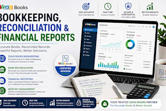 do zoho books bookkeeping, reconciliation and financial reports