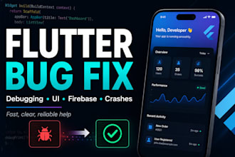 debug and fix bugs in your flutter app