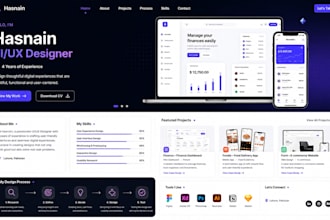 design high quality mobile app and website UI UX in figma