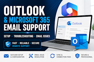 fix microsoft outlook and microsoft 365 email issues