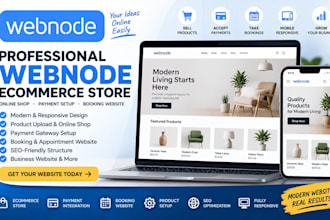 build webnode ecommerce store online shop product payment setup booking website