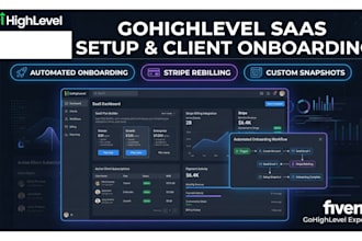 setup gohighlevel saas mode and client onboarding