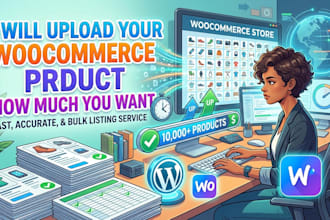 product upload for your woocommerce store