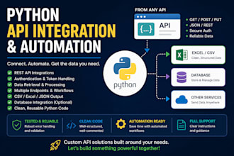 integrate apis and automate data workflows with python