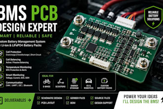 design custom bms pcb for li ion and lifepo4 battery systems ev charger
