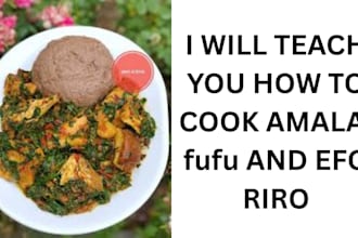 create you amala and fufu and gbegiri