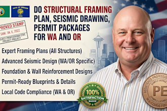 do structural framing plan seismic drawing permit packages for wa and or