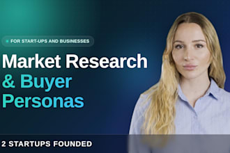 conduct startup market research and buyer persona analysis