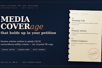 get you featured in media for your eb1 eb2 niw visa petition