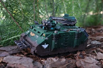 premium paint your warhammer 40k vehicles in grimdark style
