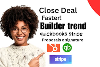 buildertrend jobtread houzz pro quickbooks and stripe for proposals e signature