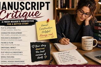 give your story an honest and thoughtful manuscript critique