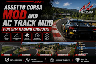do assetto corsa mod and ac track mod for sim racing circuits