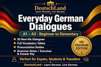 provide full premium german language dialogues ebook