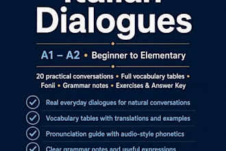 provide full premium italian dialogues ebook