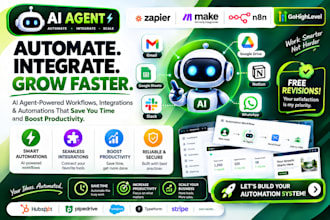 build n8n, zapier or make automation workflows n8n ai agents, airtable, api