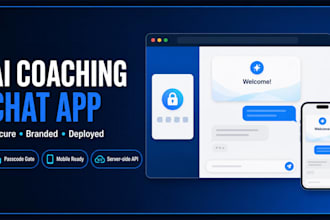 build a secure branded ai coaching chat app