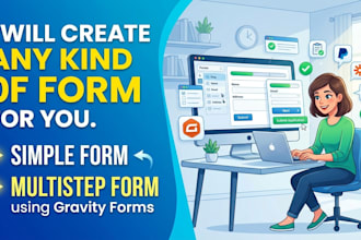 create any kind of form for your wordpress website using gravity forms