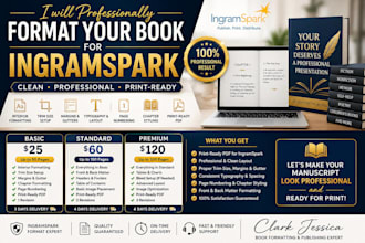 format and prepare your book for ingramspark