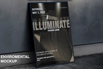 design a custom poster for music, concerts, and events