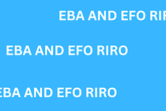 do eba and efo riro