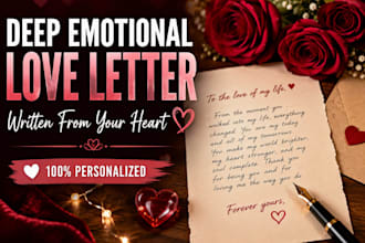 write a deeply emotional love letter for your partner