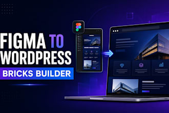 convert your figma design to wordpress with bricks builder