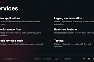 develop your angular web application