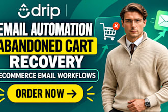 setup drip email automation drip abandoned cart recovery drip email campaign