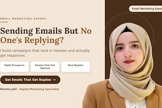 set up cold email outreach and email marketing campaigns that get replies