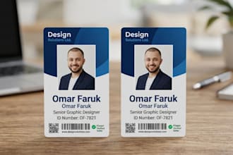 looking clean, modern professional id