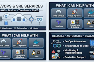set up docker ci cd AWS monitoring and devops automation