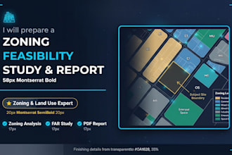 prepare a professional zoning feasibility study and report for your site