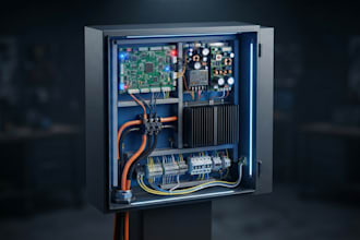 ev charging station controller pcb and power electronics
