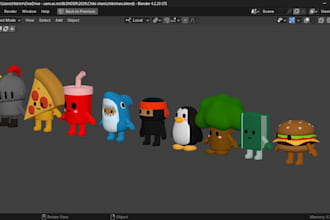 create a 3d chibi character for your game