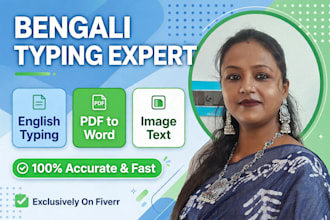do bengali typing, english typing, pdf to word, image to text