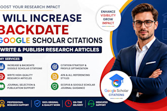 increase backdate google scholar citations write and publish research articles